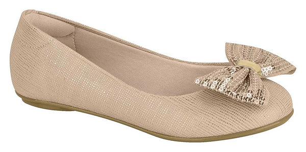 ✨Sapatilha Infantil  Molekinha gold beige#